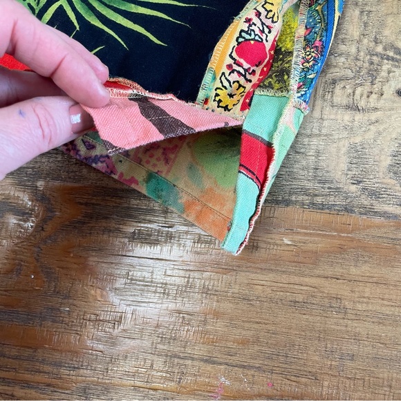 Colorful Patchwork Jean Jacket - Picture 9 of 10